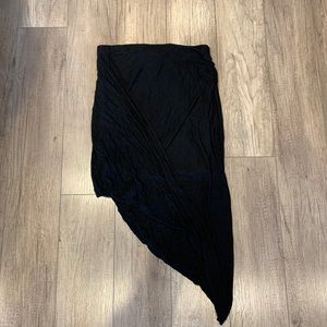Express Asymmetrical Black Skirt